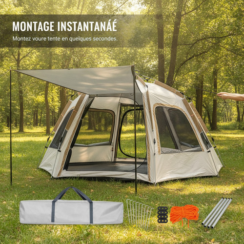Tente automatique imperméable