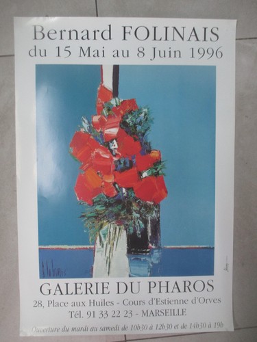 Affiche exposition bernard - affiche, d'exposition