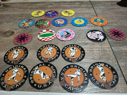 Lot pog caps - de,