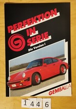 GEMBALLA PORSCHE 911 VERSION I Tuning Prospectus 4 pages D