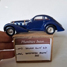 Western Models Plumbies Kit métal 1/43 DELAGE coupé D37 montage PROFESSIONNEL