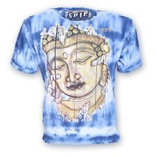 T-shirt rétro coloré Sure années 70 Bouddha look hippie batik