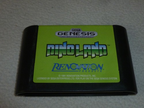 Sega genesis game dinoland - game,