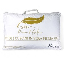 Oreillers en plumes, Lot de 2