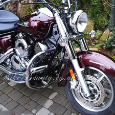 Yamaha Dragstar Vstar XVS 1100 Personnalisé & Classique Inox Choc Barre Moteur'