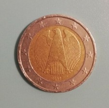 Pièce de  2 euros   allemand 2002 aigle fédérale LETTRE F