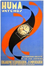 MONTRE HUMA WATCHES - POSTER