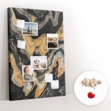 Décoratif Tableau d'affichage Tableau en liège 80x120 - Motif de vague