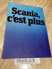 Scania LB81 L111 L86 etc prospectus catalogue camion poids lourd publicité