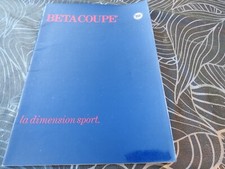 catalogue lancia beta Coupé  1300 / 1600 / 2000 - 1979