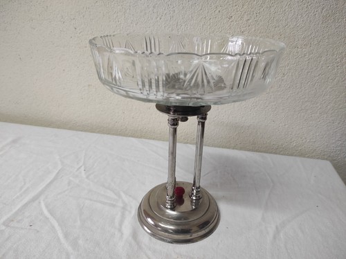 Ancien compotier verre - ancien,