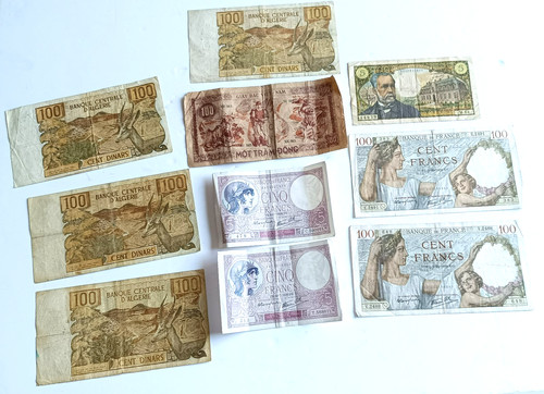 Collection lot billets - lot, 10