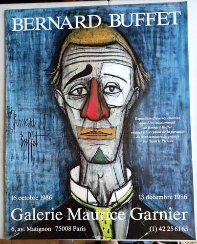 Affiche exposition bernard - affiche,
