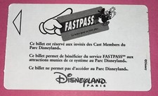 carte Fastpass Disneyland
