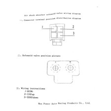 Air Ride Suspension Controller Valve 1/4NPT 12V Air Ride Suspension