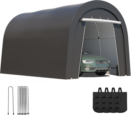 Heavy duty carport with - duty, 4