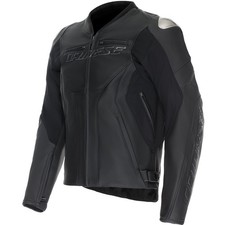 Veste en cuir Dainese Racing 5 Perf noir/noir veste de moto