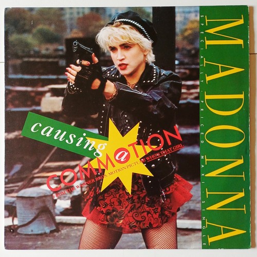 Madonna causing commotion - "causing, commotion"