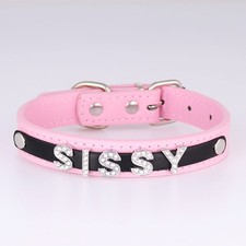 Collier Gothique Femme Cuir PU - Choker Cadeau BDSM DIY