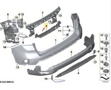 BMW X1 U11 Publier arrière