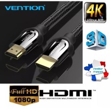 4K Câble HDMI 2.0 plaqué or