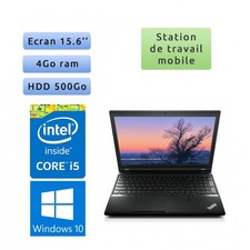 Occasion - Lenovo ThinkPad L540 - Windows 10 - i5 4Go 500Go - 15.6 - Workstation