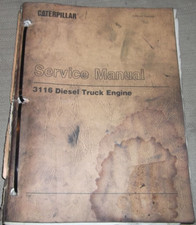Manuel De Réparation De Moteur Diesel De Camion CAT CATERPILLAR 3116 S/N 7SF1-UP