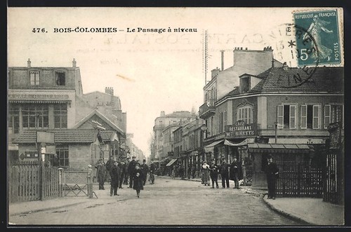 Cpa bois colombes passage - bois-colombes,,