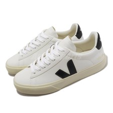 Veja Campo Chromefree Leather White Black Women Casual Lifestyle Shoe CP0501537A