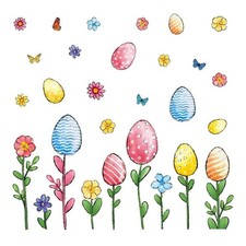 Stickers muraux PVC oeuf de