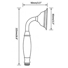 Ancienne pommeau de douche à
