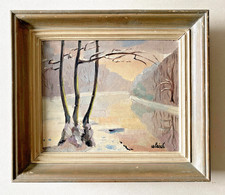 Tableau Ancien HST Paysage