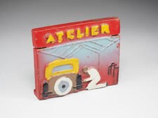 JOUET CITROEN - 955 - Rare - Atelier / Garage en plâtre et farine - 1933 - 1/43