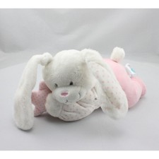 Doudou musical lapin rose