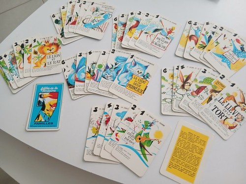 Vintage jeu cartes 7 - jeu,