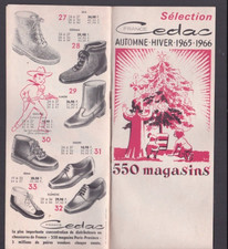 PARIS (XX°) CHAUSSURES "CEDAC - FRANCE" Catalogue en hiver NOEL 1965