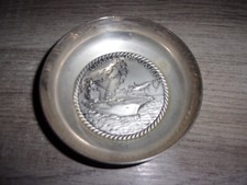 Coupelle argentée " Porte-avions Charles de Gaulle "- bronze - Marine Nationale