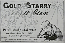 PUBLICITÉ DE PRESSE 1913 GOLD
