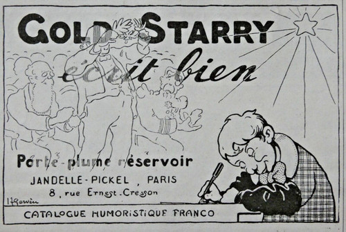 Publicité presse 1913 gold - publicitÉ,