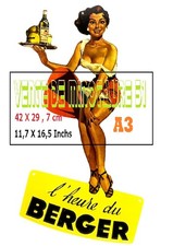 Pin Up – Berger - Poster A3 Plastifié