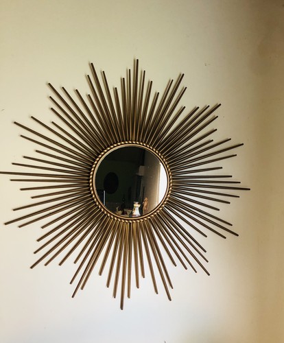 Ancien miroir soleil chaty - miroir,