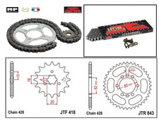 Kit chaine Pignon Couronne 428