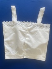 petit haut ancien en coton et broderie anglaise ( K31 )