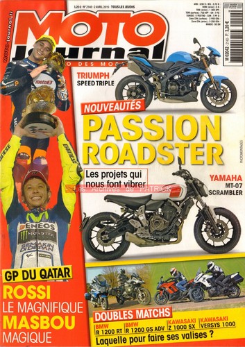 Moto journal 2140 triumph - moto,