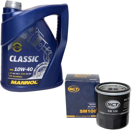 Huile moteur kit 10w 5 - moteur,