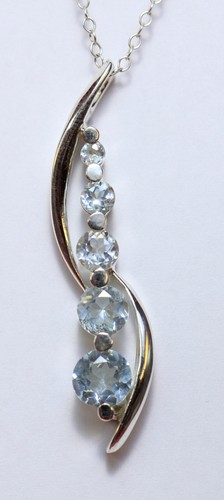 Sky bleu topaze pendentif - sky,