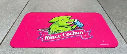 Tapis bar rose biere - tapis, de