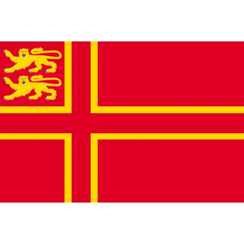 Drapeau normand avec - avec, 1