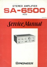 Service Manuel D'Instructions pour Pioneer SA-6500