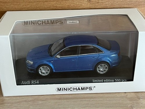 Audi rs4 2004 - bleu, minichamps